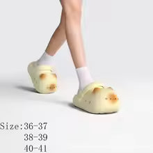 New Waterproof Cat Slippers Bottom Cat Paw Anti Slip Small Cat Mules Soft Bottom Closed Toe Cat Paw Slippers Outdoor Indoor
